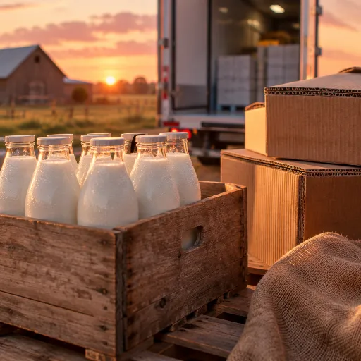Réinventer la logistique du e‑commerce laitier : de la ferme au clic client