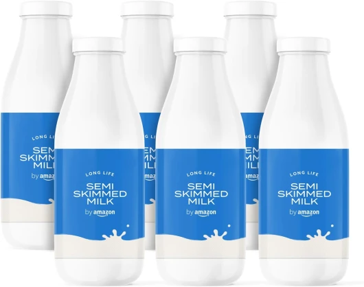 Lait Demi-Écrémé, 6x1L